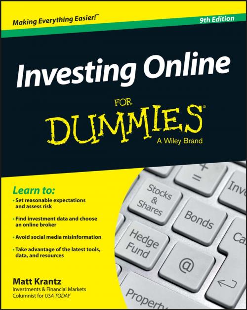 Cover of the book Investing Online For Dummies by Matthew Krantz, Wiley