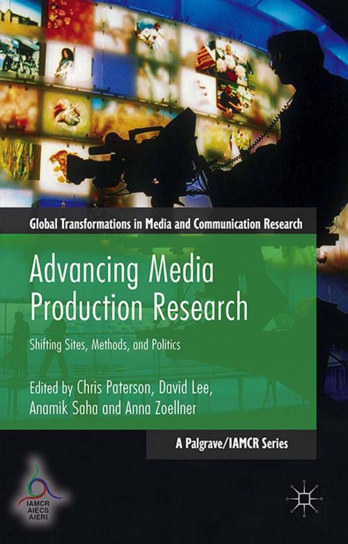 Cover of the book Advancing Media Production Research by , Palgrave Macmillan UK