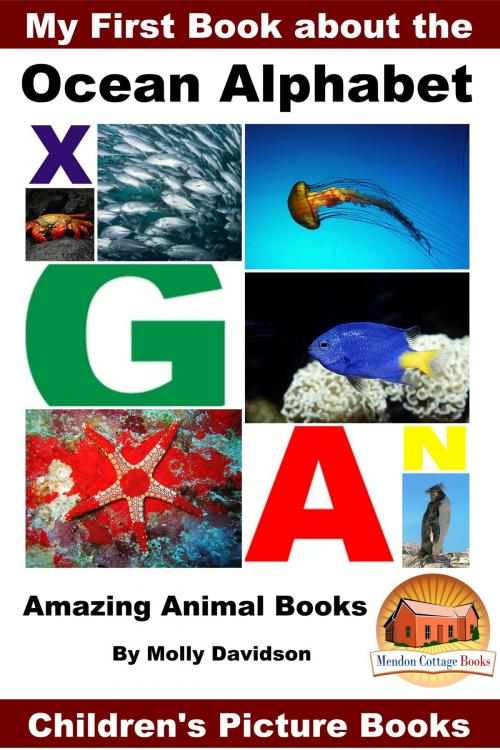Cover of the book My First Book about the Ocean Alphabet: Amazing Animal Books - Children's Picture Books by Molly Davidson, Mendon Cottage Books