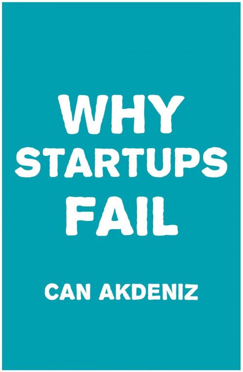 Cover of the book Why Startups Fail: Deadly Mistakes of Business Startup Founders Explained by Can Akdeniz, IntroBooks