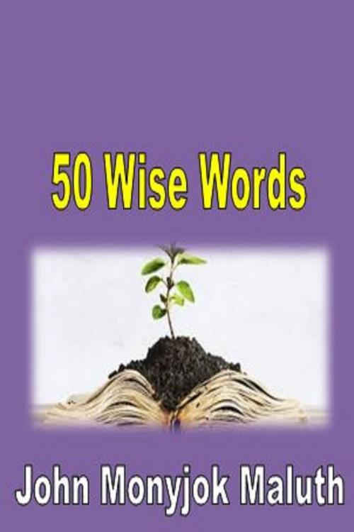 Cover of the book 50 Wise Words by John Monyjok Maluth, Discipleship Press