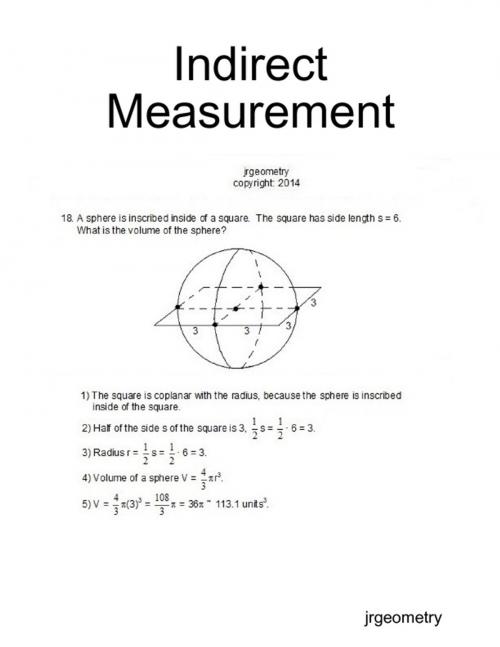 Cover of the book Indirect Measurement by jrgeometry, Lulu.com