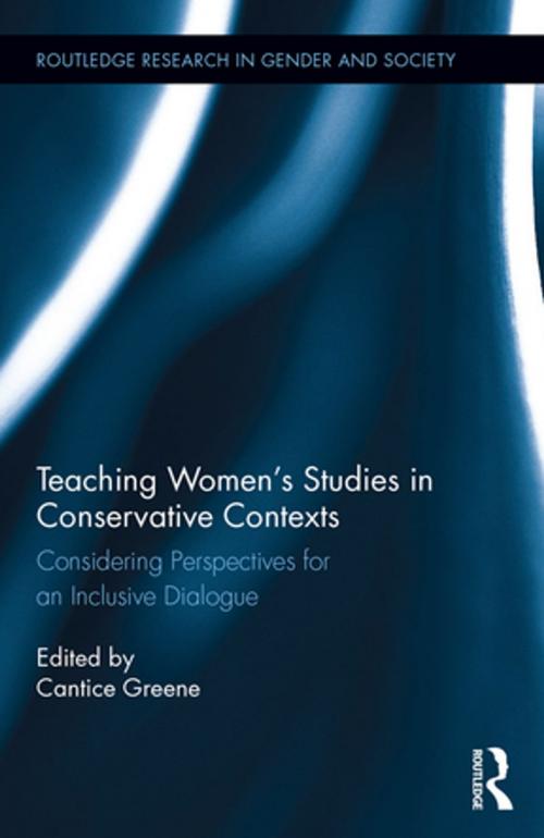 Cover of the book Teaching Women's Studies in Conservative Contexts by , Taylor and Francis
