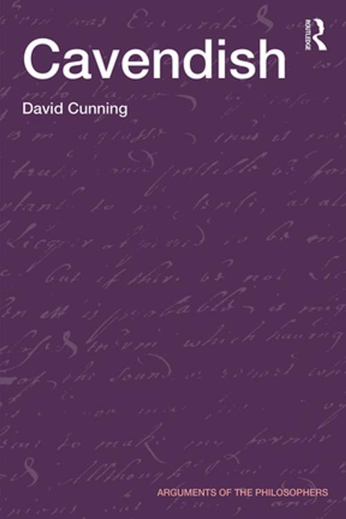 Cover of the book Cavendish by David Cunning, Taylor and Francis