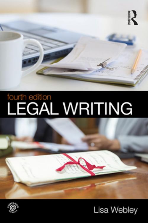 Cover of the book Legal Writing by Lisa Webley, Taylor and Francis