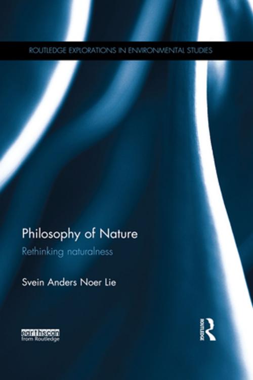 Cover of the book Philosophy of Nature by Svein Anders Noer Lie, Taylor and Francis