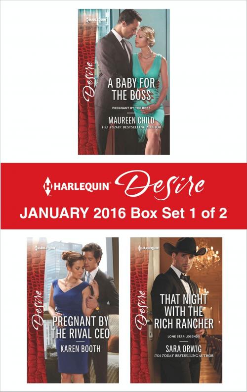 Cover of the book Harlequin Desire January 2016 - Box Set 1 of 2 by Maureen Child, Karen Booth, Sara Orwig, Harlequin