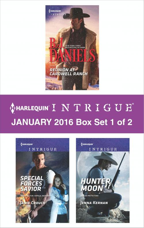 Cover of the book Harlequin Intrigue January 2016 - Box Set 1 of 2 by B.J. Daniels, Janie Crouch, Jenna Kernan, Harlequin