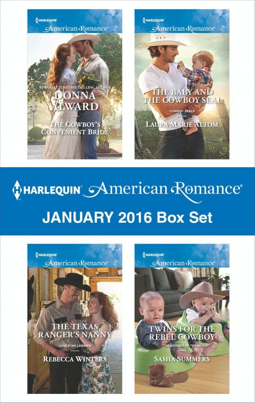 Cover of the book Harlequin American Romance January 2016 Box Set by Donna Alward, Rebecca Winters, Laura Marie Altom, Sasha Summers, Harlequin