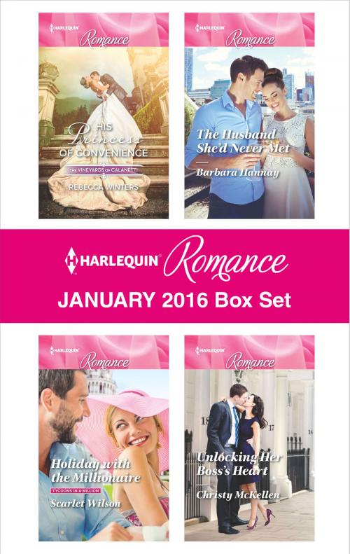 Cover of the book Harlequin Romance January 2016 Box Set by Rebecca Winters, Scarlet Wilson, Barbara Hannay, Christy McKellen, Harlequin