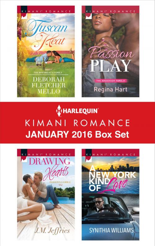 Cover of the book Harlequin Kimani Romance January 2016 Box Set by Deborah Fletcher Mello, J.M. Jeffries, Regina Hart, Synithia Williams, Harlequin