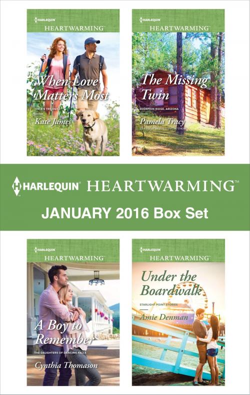 Cover of the book Harlequin Heartwarming January 2016 Box Set by Kate James, Cynthia Thomason, Pamela Tracy, Amie Denman, Harlequin