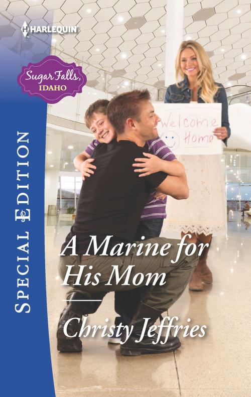 Cover of the book A Marine for His Mom by Christy Jeffries, Harlequin