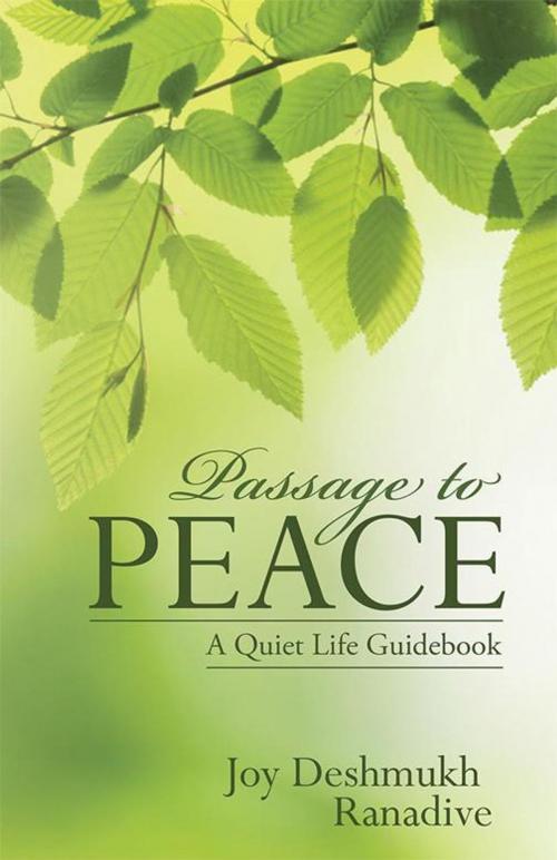 Cover of the book Passage to Peace by Joy Deshmukh Ranadive, Balboa Press