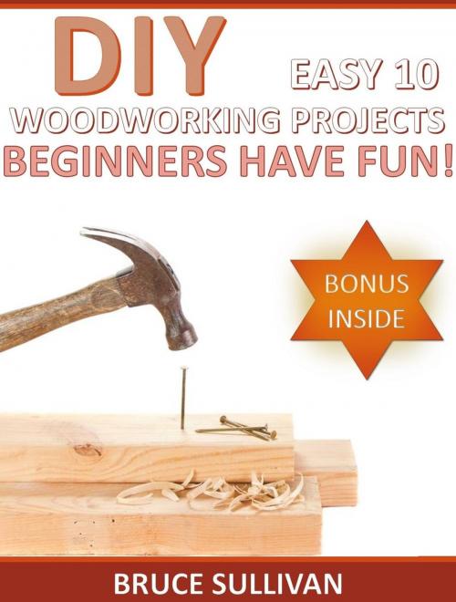 Cover of the book DIY Easy 10 Woodworking Projects: Beginners Have Fun! by Bruce Sullivan, Bruce Sullivan