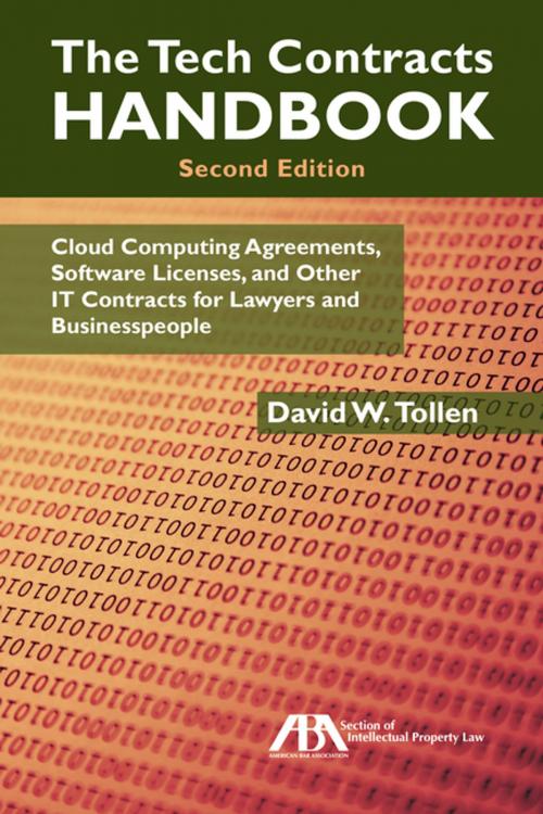 Cover of the book The Tech Contracts Handbook by David W. Tollen, American Bar Association