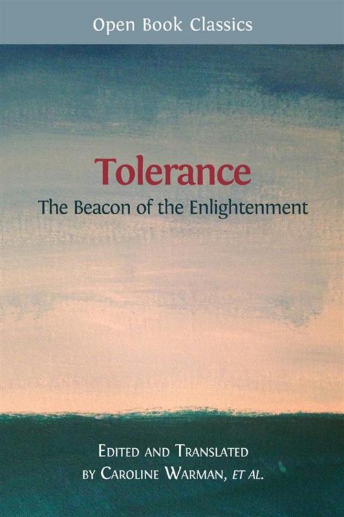 Cover of the book Tolerance by Caroline Warman (Editor), Caroline Warman et al.  (Translator), Open Book Publishers