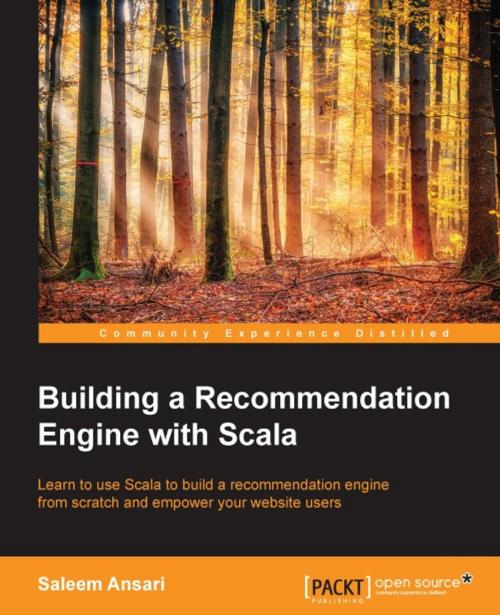 Cover of the book Building a Recommendation Engine with Scala by Saleem Ansari, Packt Publishing
