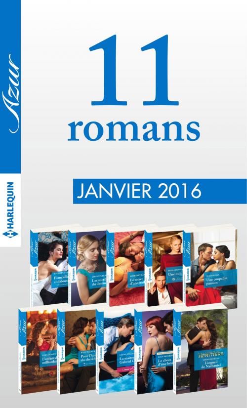 Cover of the book 10 romans Azur + 1 gratuit (n°3665 à 3674 - janvier 2016) by Collectif, Harlequin