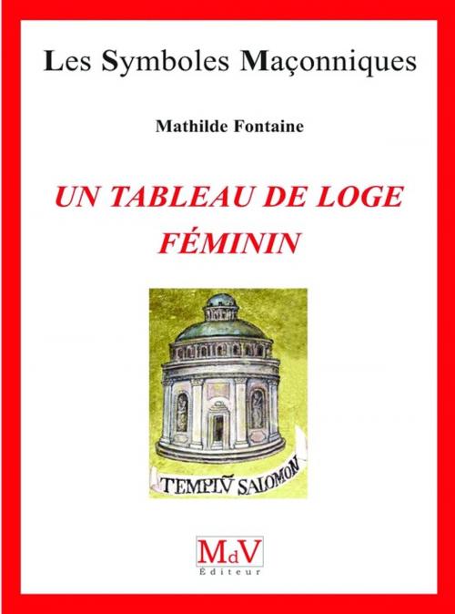 Cover of the book N.68 Un tableau de loge féminin by Mathilde Fontaine, MDV - la maison de vie