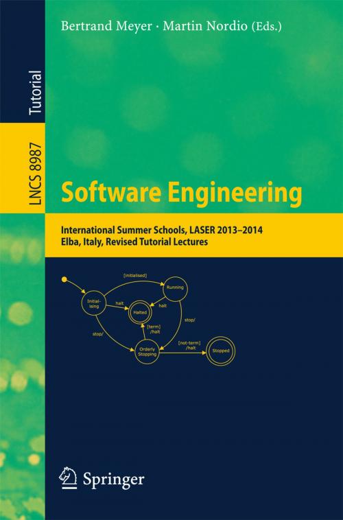 Cover of the book Software Engineering by , Springer International Publishing