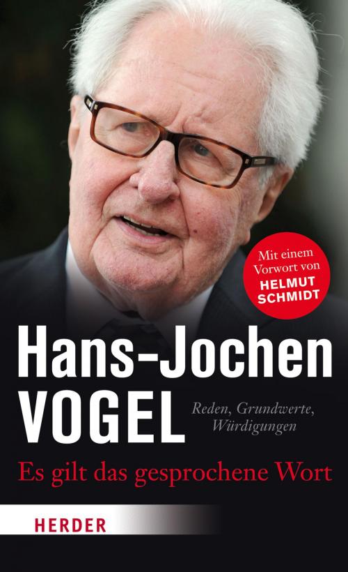 Cover of the book Es gilt das gesprochene Wort by Hans-Jochen Vogel, Verlag Herder