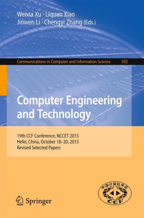 Cover of the book Computer Engineering and Technology by , Springer Berlin Heidelberg