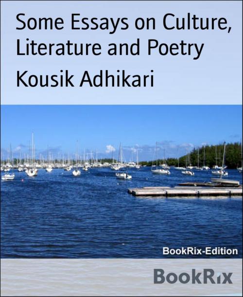 Cover of the book Some Essays on Culture, Literature and Poetry by Kousik Adhikari, BookRix