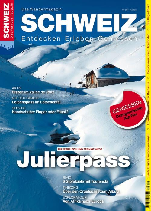 Cover of the book Julierpass - Wandermagazin SCHWEIZ 1-2/2016 by Redaktion Wandermagazin Schweiz, Rothus Verlag