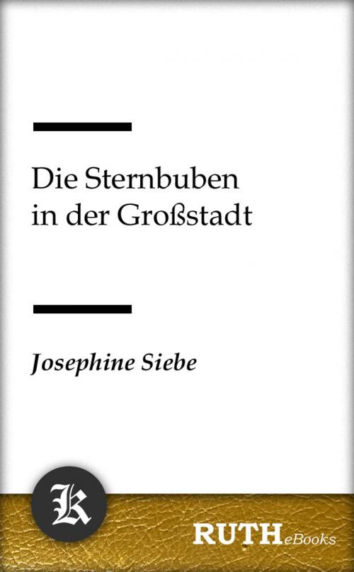 Cover of the book Die Sternbuben in der Großstadt by Josephine Siebe, RUTHebooks