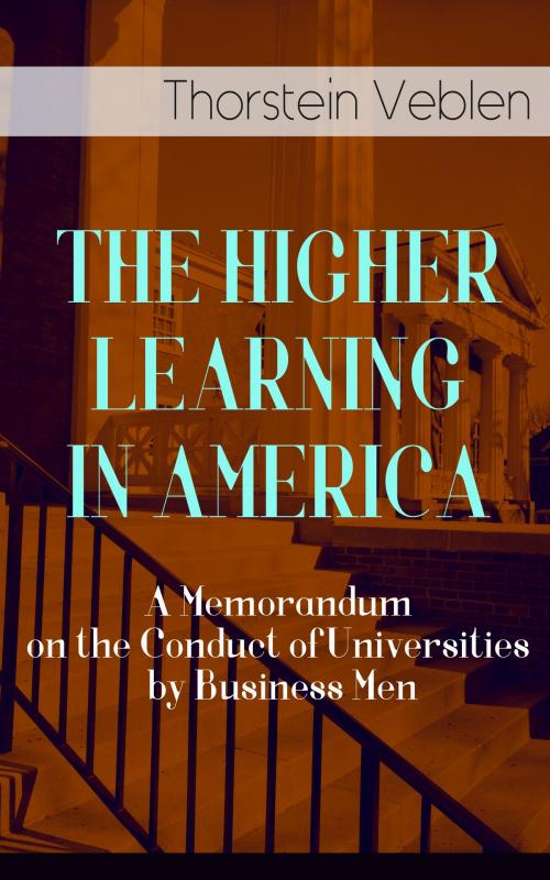 Cover of the book THE HIGHER LEARNING IN AMERICA: A Memorandum on the Conduct of Universities by Business Men by Thorstein Veblen, e-artnow