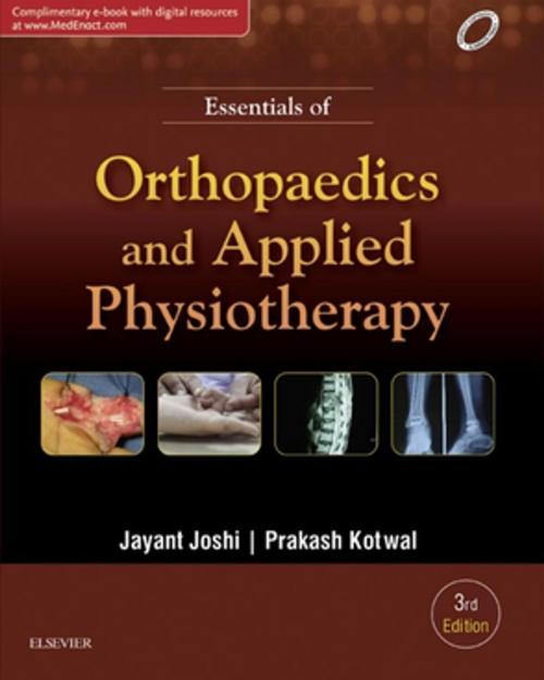 Cover of the book Essentials of Orthopaedics & Applied Physiotherapy by Jayant Joshi, Prakash P Kotwal, Elsevier Health Sciences APAC