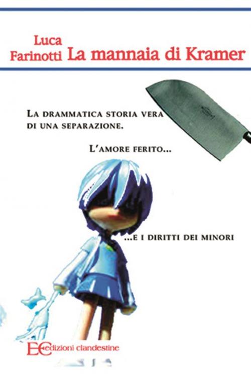 Cover of the book La mannaia di Kramer by Luca Farinotti, Edizioni Clandestine