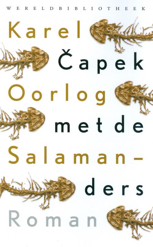 Cover of the book Oorlog met de salamanders by Karel Capek, Wereldbibliotheek
