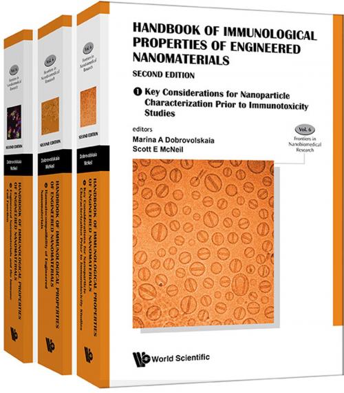 Cover of the book Handbook of Immunological Properties of Engineered Nanomaterials by Marina A Dobrovolskaia, Scott E McNeil, World Scientific Publishing Company