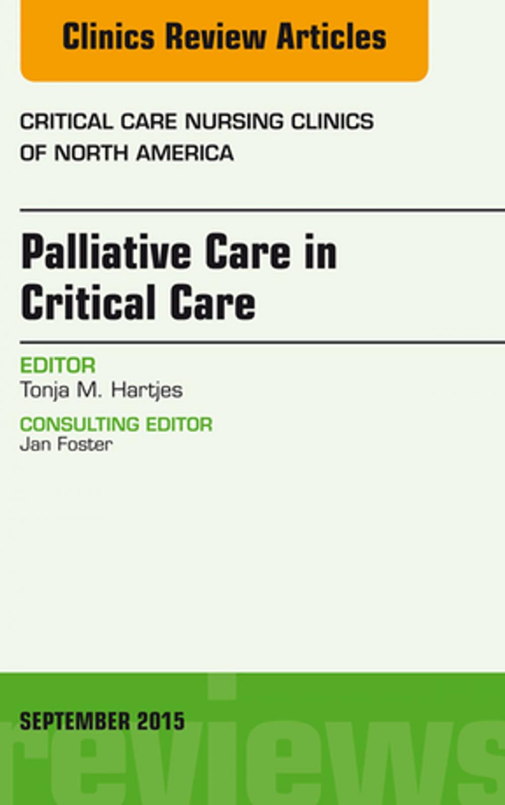 Big bigCover of Palliative Care in Critical Care, An Issue of Critical Care Nursing Clinics of North America, E-Book