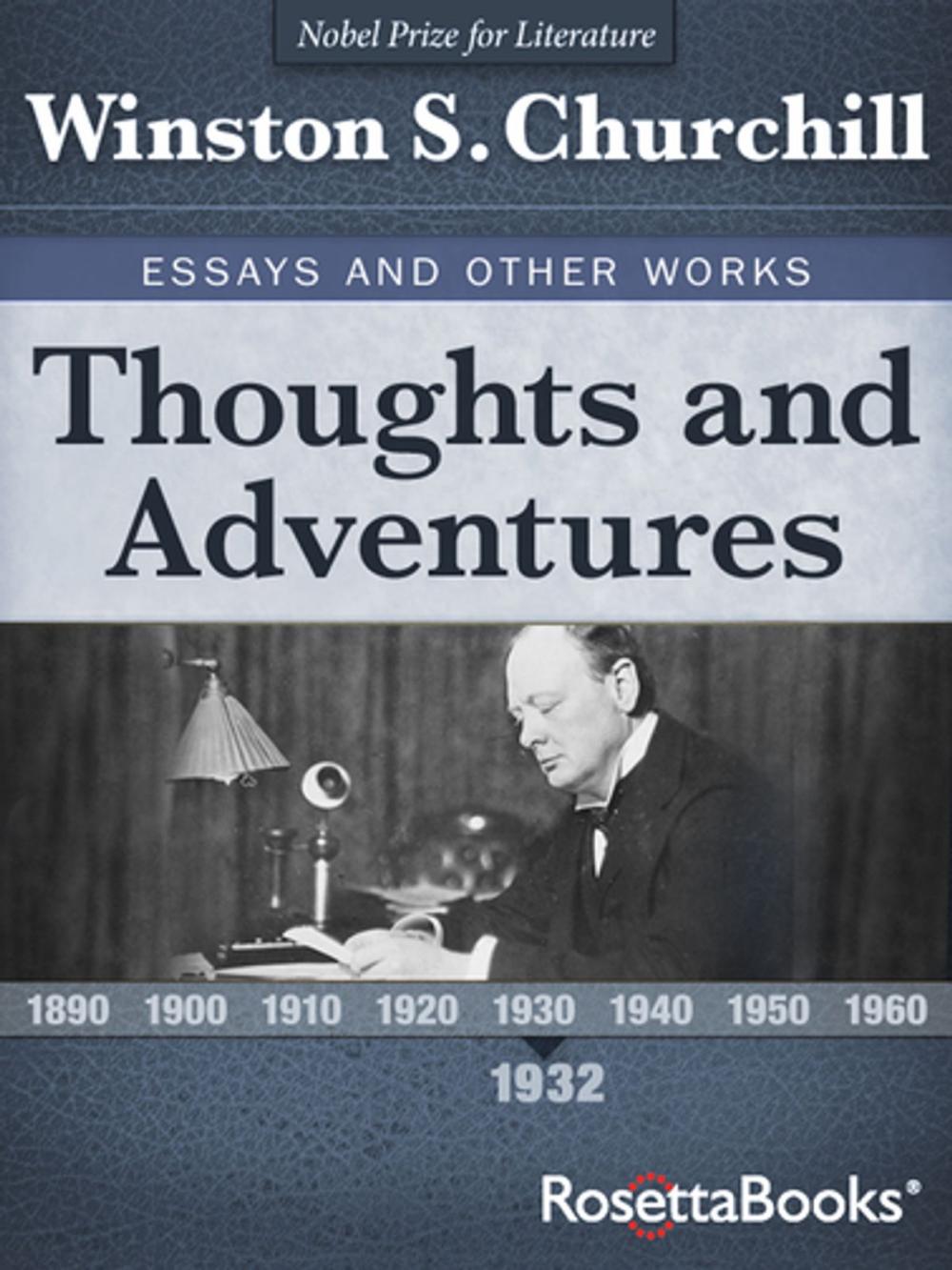 Big bigCover of Thoughts and Adventures, 1932