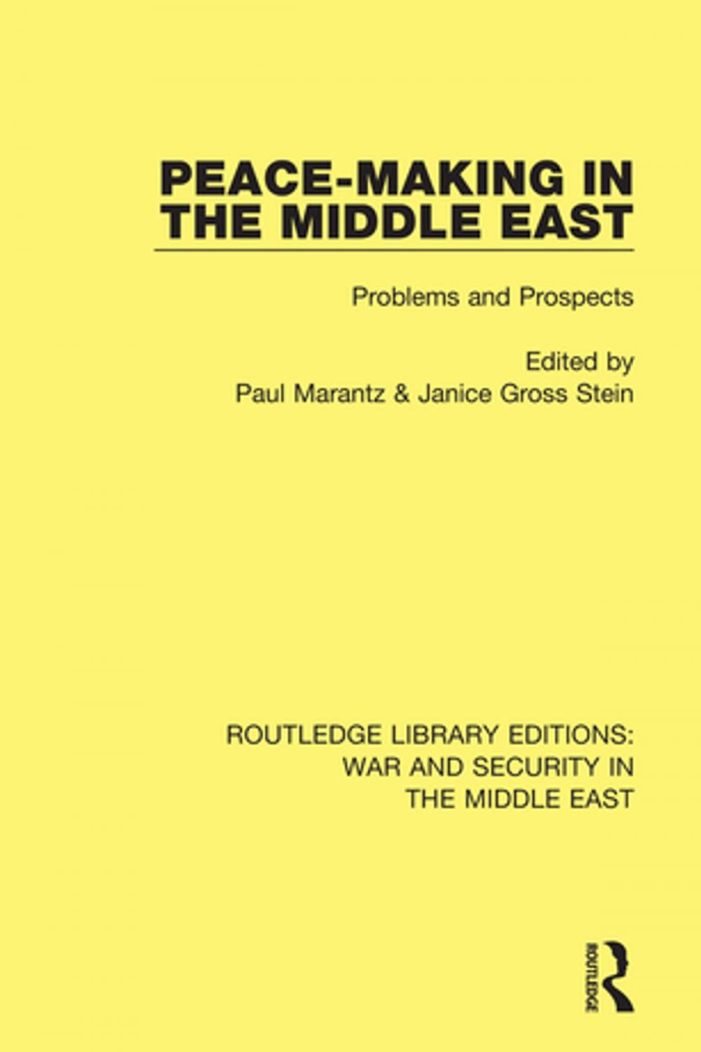 Big bigCover of Peacemaking in the Middle East