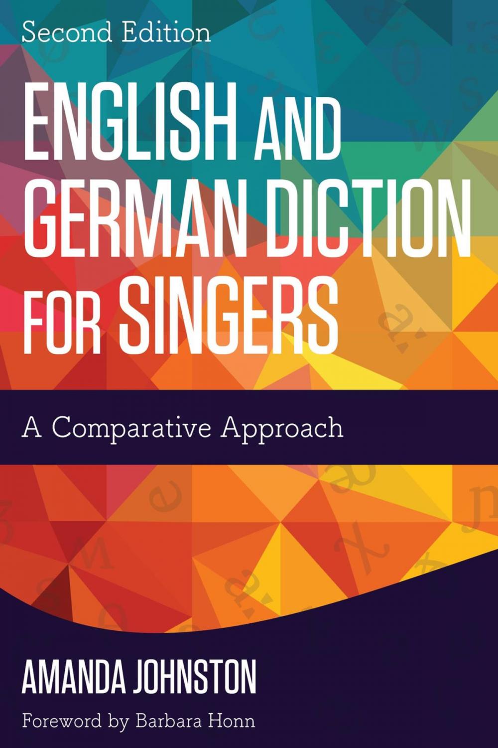 Big bigCover of English and German Diction for Singers