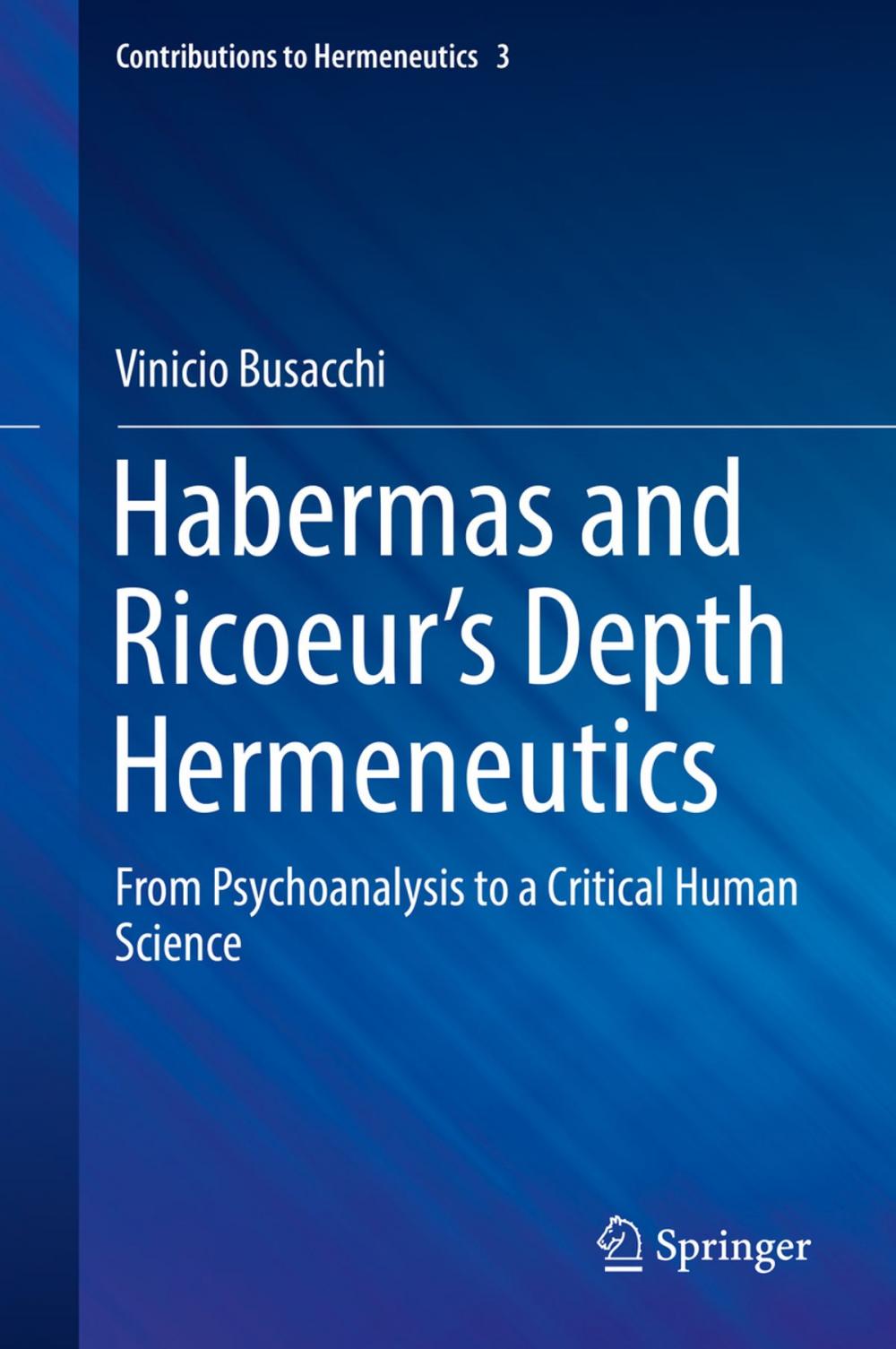 Big bigCover of Habermas and Ricoeur’s Depth Hermeneutics