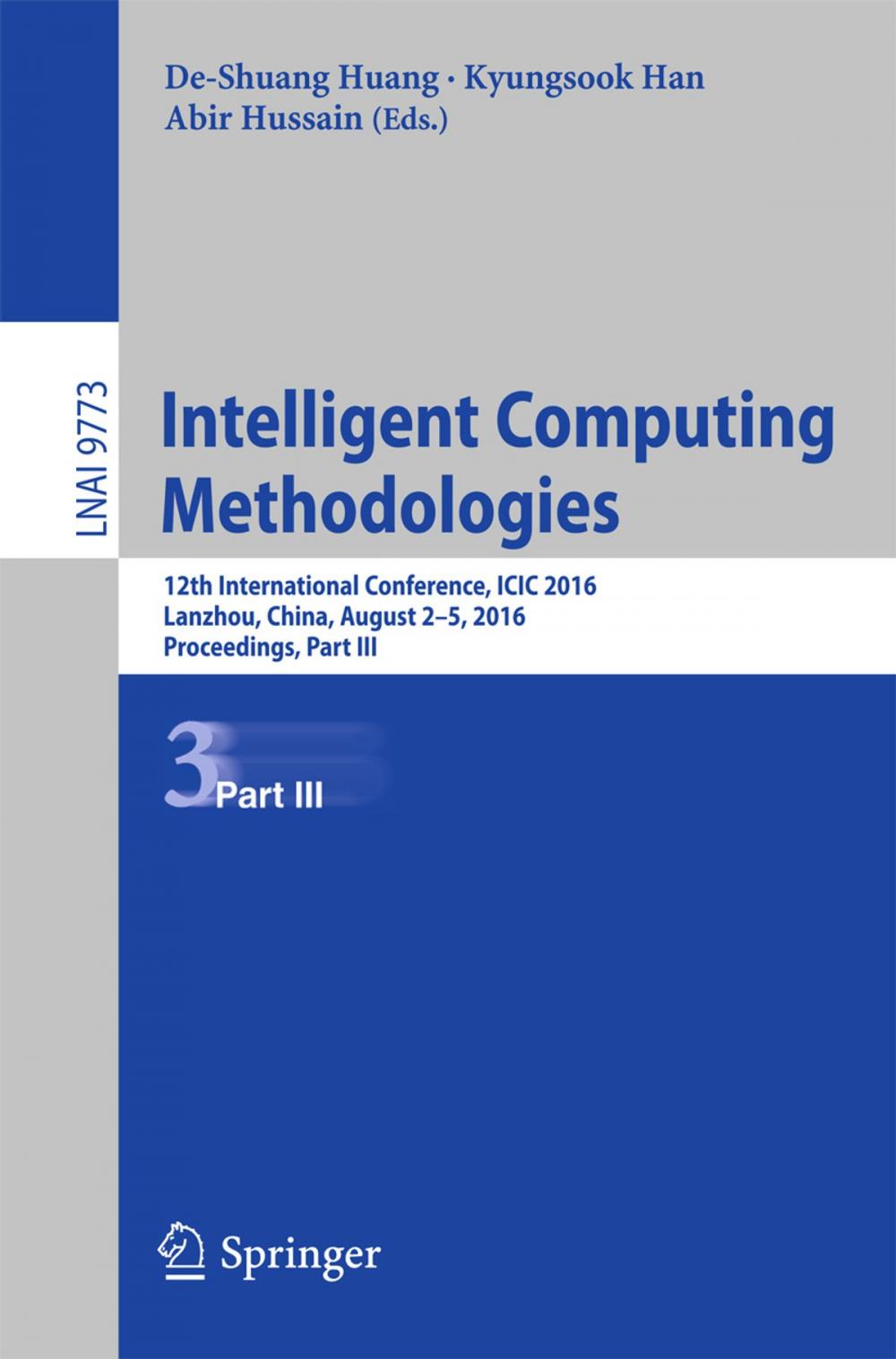 Big bigCover of Intelligent Computing Methodologies