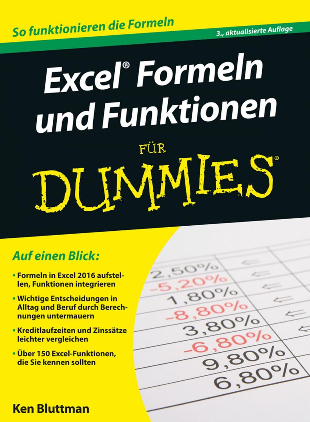Big bigCover of Excel Formeln und Funktionen für Dummies