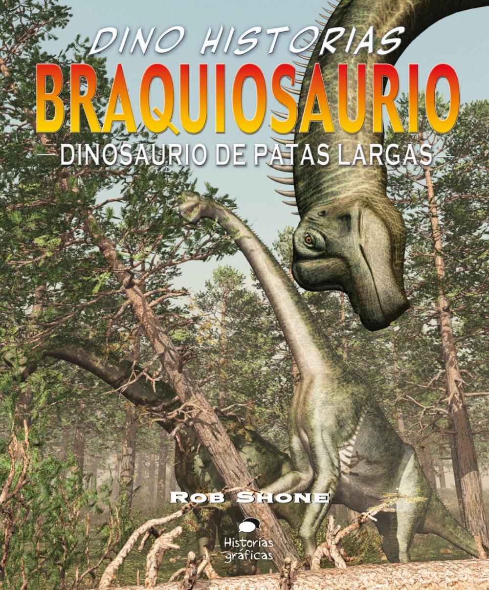 Big bigCover of Braquiosaurio. Dinosaurio de patas largas