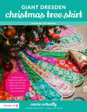 Book cover of Giant Dresden Christmas Tree Skirt