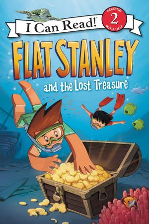 Book cover of Flat Stanley and the Lost Treasure