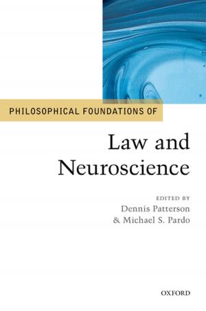 Cover of the book Philosophical Foundations of Law and Neuroscience by Harriet Jacobs