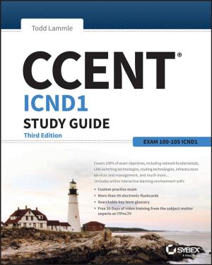 Cover of the book CCENT ICND1 Study Guide by Jichuan Wang, Xiaoqian Wang