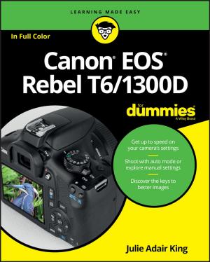 Cover of the book Canon EOS Rebel T6/1300D For Dummies by Robin Gill