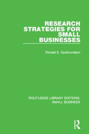 Cover of the book Research Strategies for Small Businesses by Myra Cooper, Gillian Todd, Adrian Wells