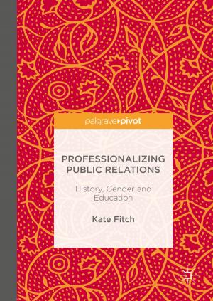 Cover of the book Professionalizing Public Relations by Kung Linliu